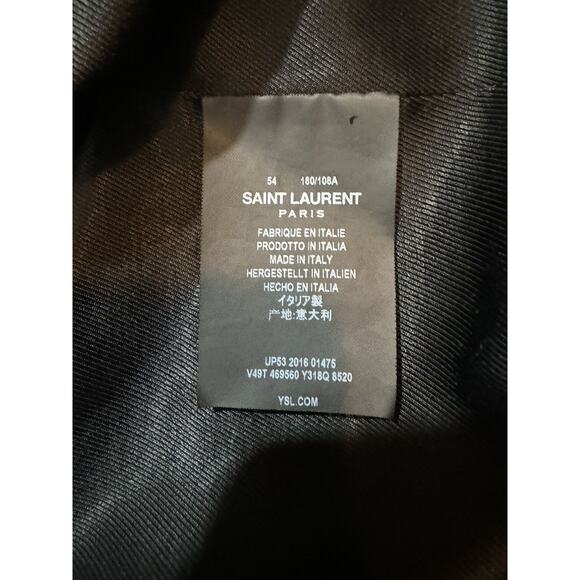 Saint Laurent, SS16 Souvenir Jacket, Snake & Chrysanthemum - Hedi Slimane EUC - Picture 16 of 16